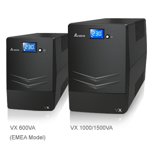 Delta UPS VX Series, Line-interactive, 600/1000/1500VA