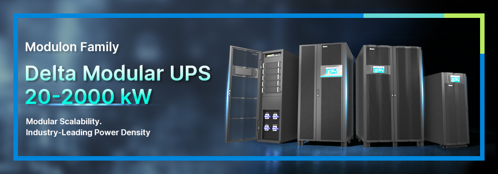 Delta UPS - Modulon Family - 20kVA or higher, Modular UPS