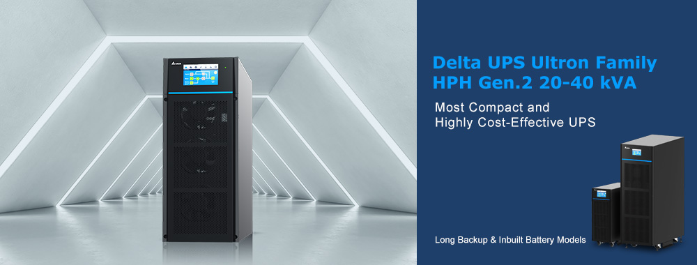 Delta HPH Gen.2 Series UPS, Three Phase, 20/30/40 kVA