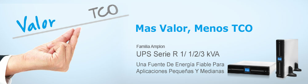 Delta - Serie R, monofásico, 1/2/3 kVA - Mas Valor, Menos TCO