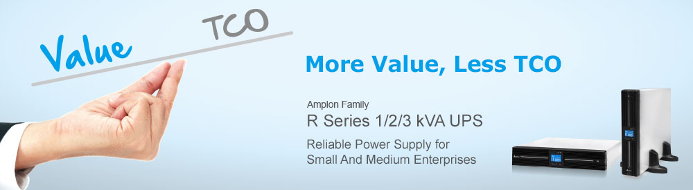 Delta R 1/2/3 kVA UPS - More Value, Less TCO 