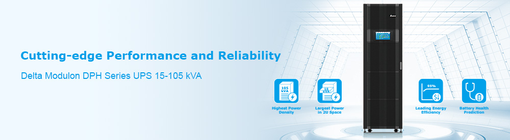 Delta DPH 15-105 kVA UPS - Cutting-edge Performance and Reliability