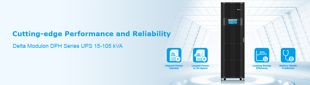 Delta DPH 15-105 kVA UPS - Cutting-edge Performance and Reliability 