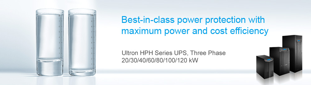 Delta - Ultron HPH Series UPS, Three Phase, 20/30/40/60/80/100/120 kW 