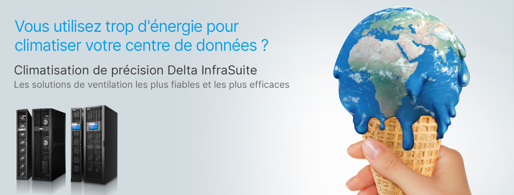 Climatisation de précision Delta InfraSuite 