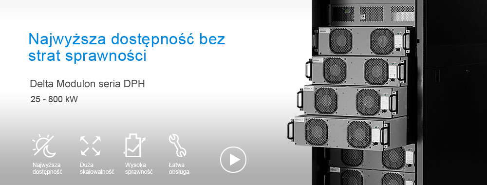 Delta Modulon seria DPH - Najwyższa dostępność bez strat sprawności
