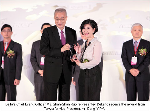 Delta Named As Taiwan Top 20 Global Brands Again