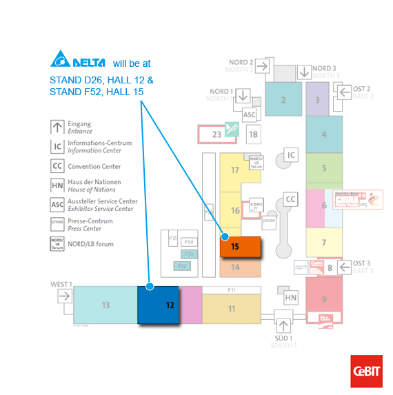 CeBIT 2015 Map