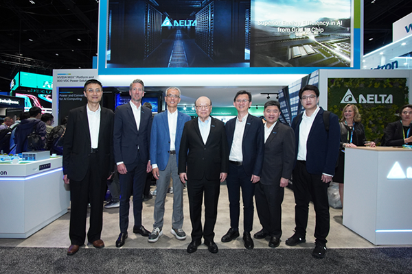 Mark Ko(middle), Delta’s Vice Chairman,  led executives to attend NVIDIA GTC 2026.