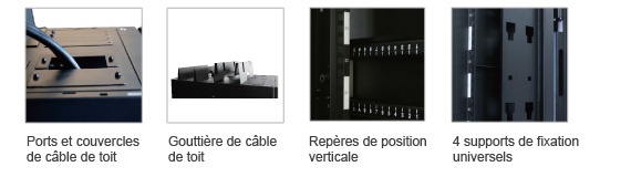 Baie modulaire - Caractéristiques 