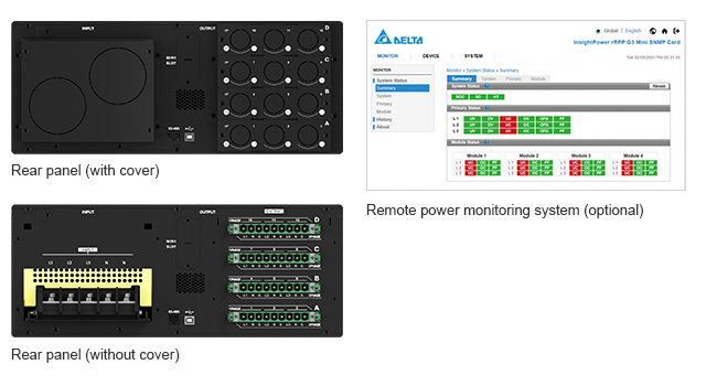 Delta InfraSuite rRPP - rear panel