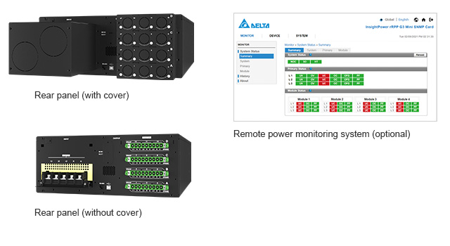 Delta InfraSuite rRPP - rear panel