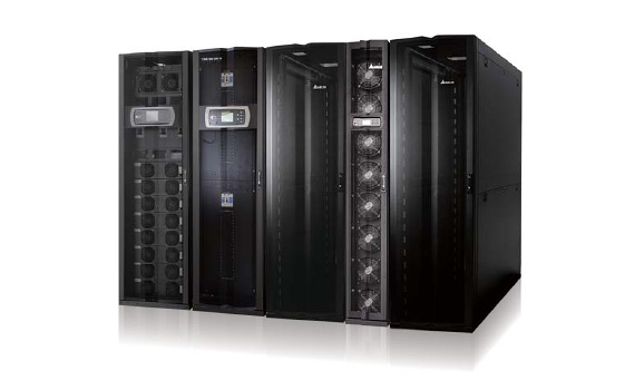 The Modulon DPH is designed in modern IT aesthetics aligned with Delta InfraSuite datacenter solutions.