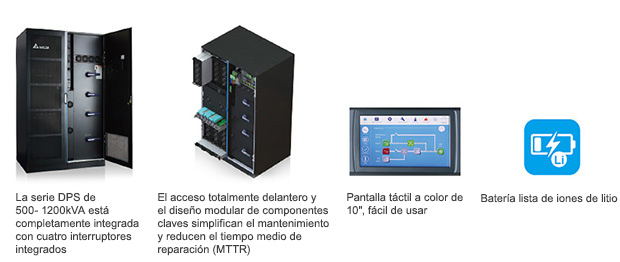 Fully front access and modular design of key components simplifies maintenance and shorten the mean time to repair (MTTR)